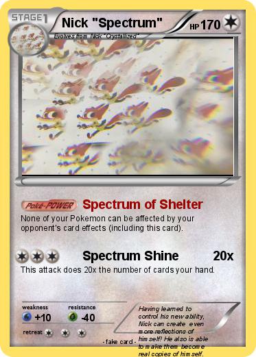 Pokemon Nick "Spectrum"