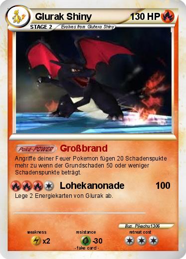 Pokemon Glurak Shiny