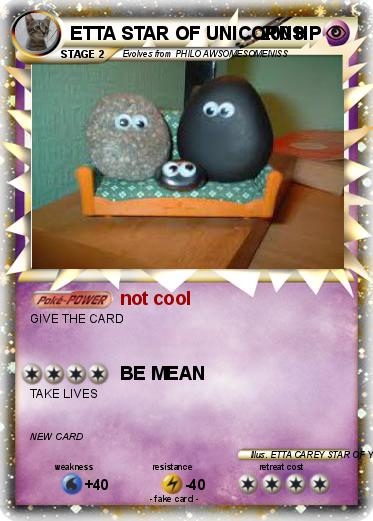 Pokemon ETTA STAR OF UNICORNS