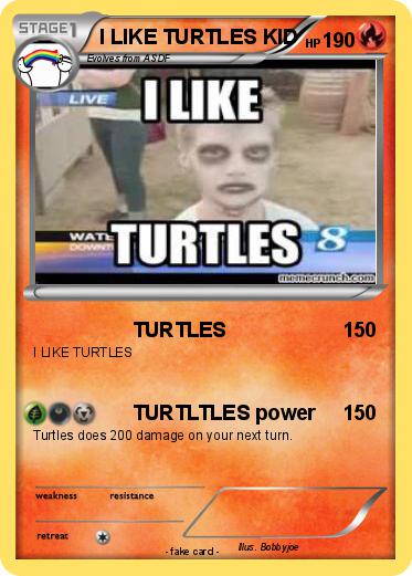 Pokemon I LIKE TURTLES KID