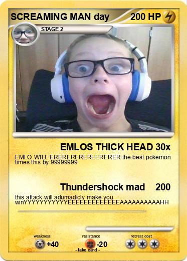 Pokemon SCREAMING MAN day