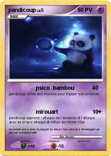 Pokemon pandicoup