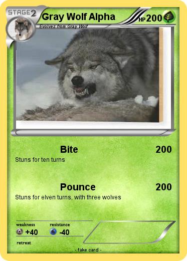 Pokemon Gray Wolf Alpha