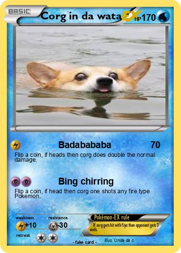 Pokemon Corg in da wata