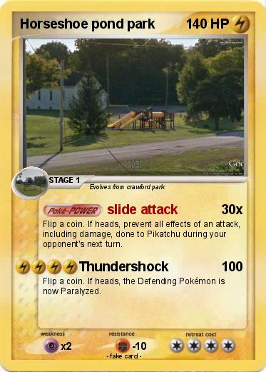 Pokemon Horseshoe pond park