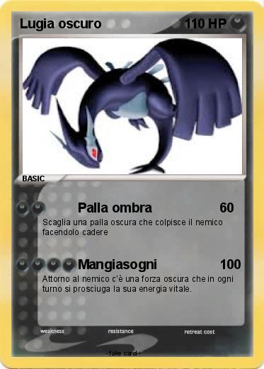 Pokemon Lugia oscuro