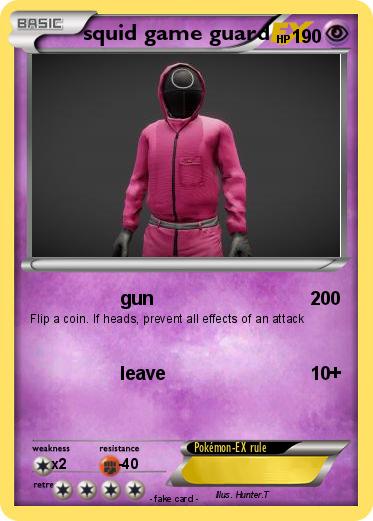 Pokemon squid game guard