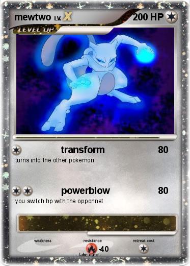 Pokemon mewtwo