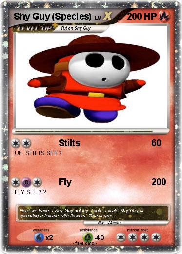 Pokemon Shy Guy (Species)