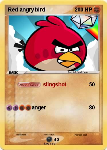 Pokemon Red angry bird
