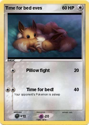 Pokemon Time for bed eves