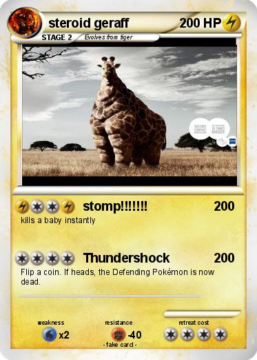 Pokemon steroid geraff