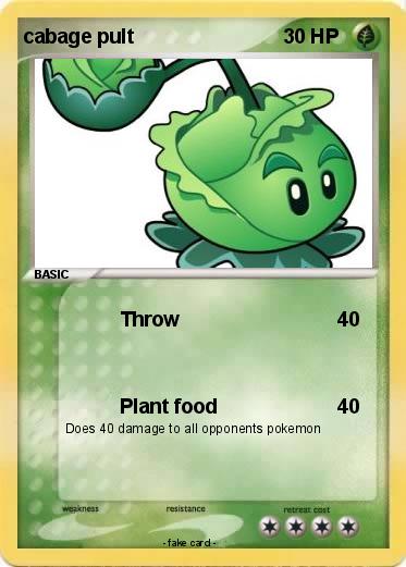Pokemon cabage pult