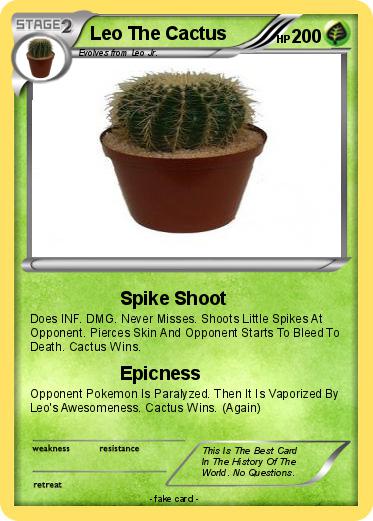 Pokemon Leo The Cactus