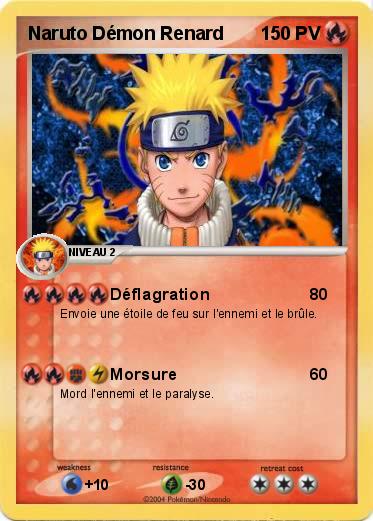 Pokemon Naruto Démon Renard