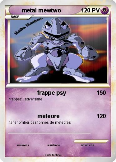 Pokemon metal mewtwo