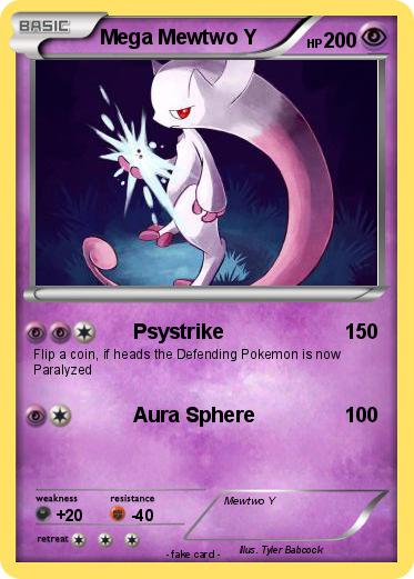 Pokemon Mega Mewtwo Y
