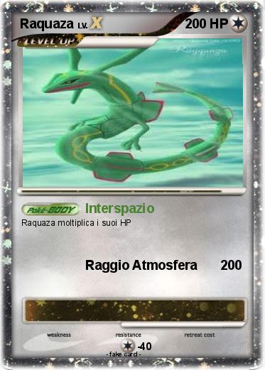 Pokemon Raquaza