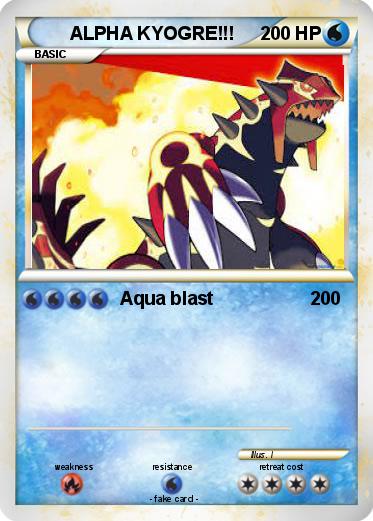 Pokemon ALPHA KYOGRE!!!