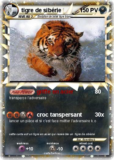 Pokemon tigre de sibérie