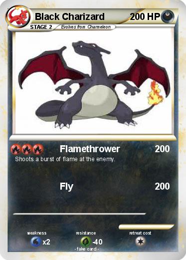 Pokemon Black Charizard