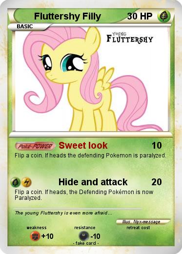 Pokemon Fluttershy Filly