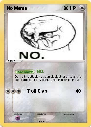 Pokemon No Meme