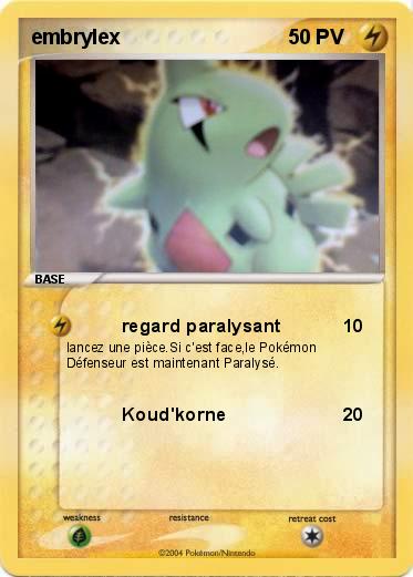 Pokemon embrylex