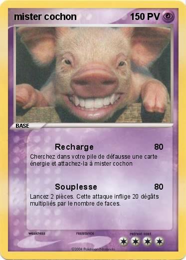 Pokemon mister cochon
