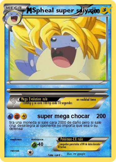 Pokemon Spheal super saiyajin