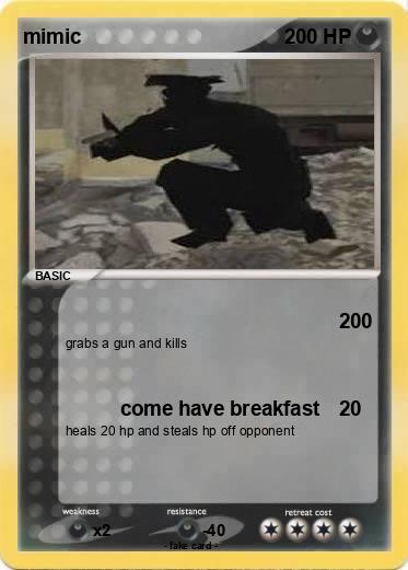 Pokemon mimic