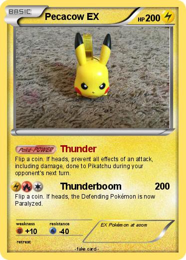 Pokemon Pecacow EX