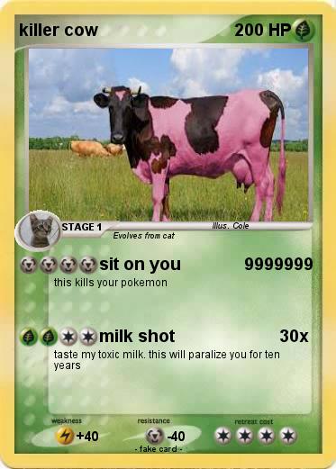 Pokemon killer cow