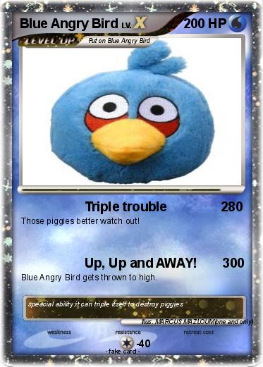 Pokemon Blue Angry Bird