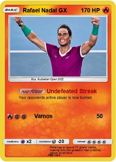 Pokemon Rafael Nadal GX