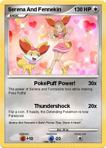 Pokemon Serena And Fennekin