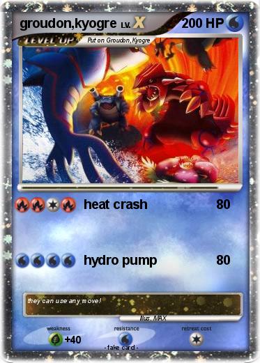 Pokemon groudon,kyogre