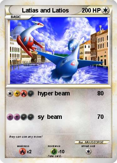 Pokemon Latias and Latios