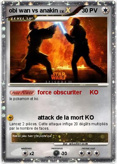 Pokemon obi wan vs anakin