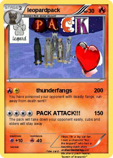 Pokemon leopardpack