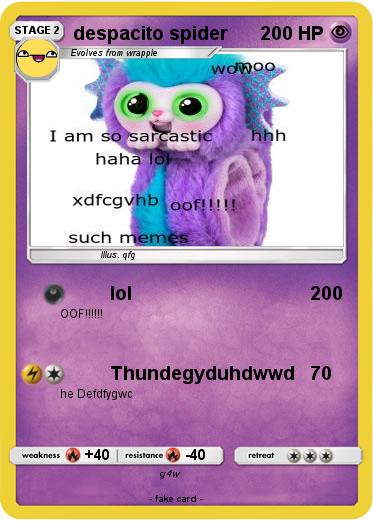 Pokemon despacito spider