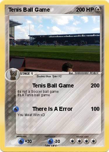 Pokemon Tenis Ball Game