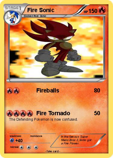 Pokemon Fire Sonic