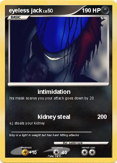 Pokemon eyeless jack