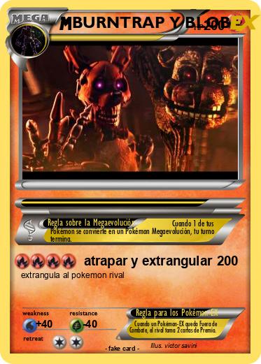 Pokemon BURNTRAP Y BLOB