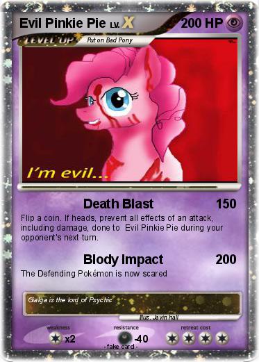 Pokemon Evil Pinkie Pie