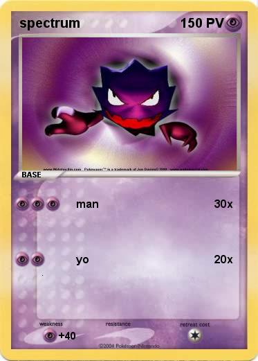 Pokemon spectrum