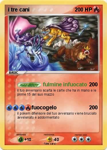 Pokemon i tre cani