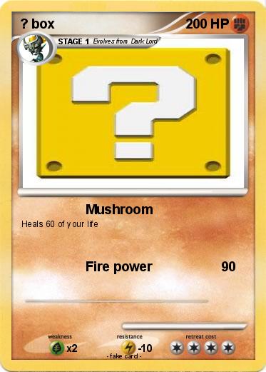 Pokemon ? box
