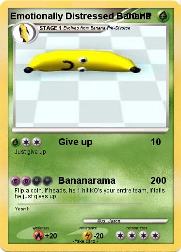 Pokemon Emotionally Distressed Banana